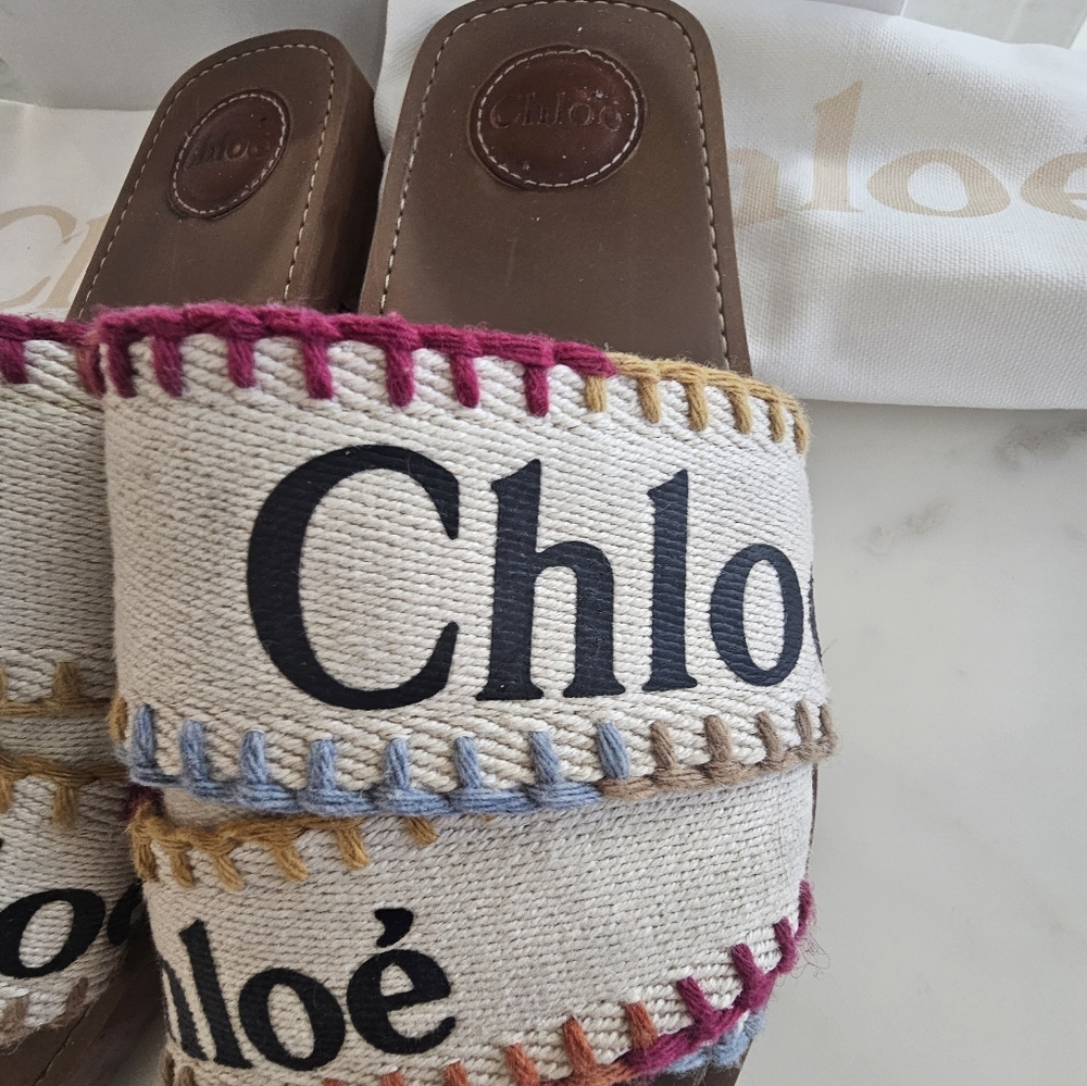 Chloe Woody Slides - Picture 15 of 16